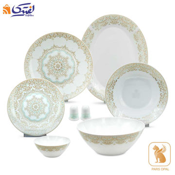 سرویس 28 پارچه ارکوپال 6 نفره پارس اپال کد 501