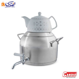 کتری و قوری کاندید 5.5 لیتری دانته دسته استیل