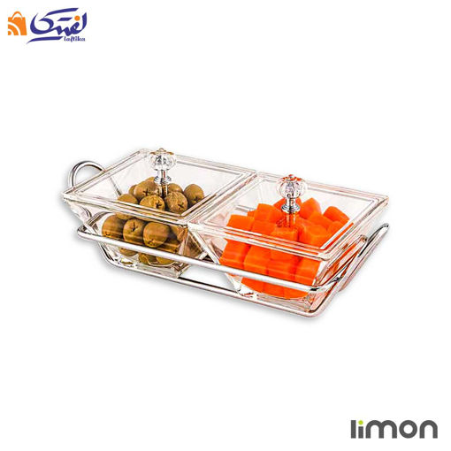 اردورخوری شیشه ای لیمون مربع 2 خانه 2106