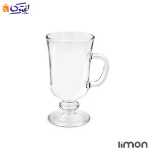 لیوان پایه دار شیشه ای لیمون 6 عددی کد 2446