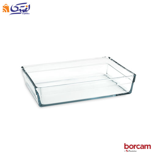 تابه بورجام پیرکس پاشاباغچه مستطیل کوچک مدل 59324