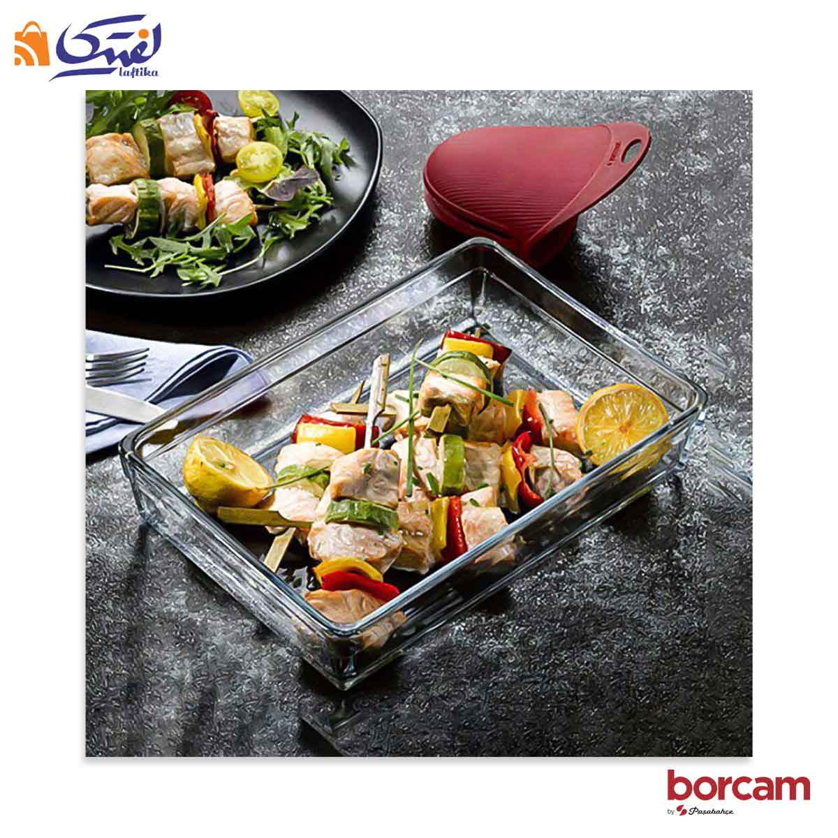 تابه پیرکس بورجام پاشاباغچه با کیفیت عالی