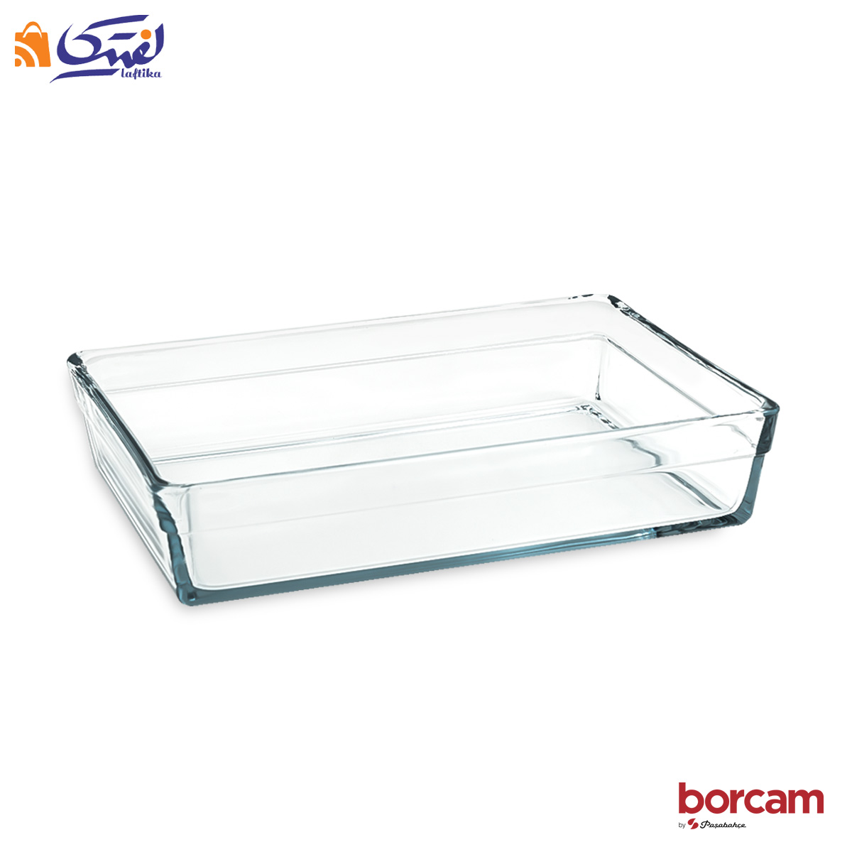 تابه پیرکس مستطیل بزرگ پاشاباغچه بورجام با طراحی کاربردی