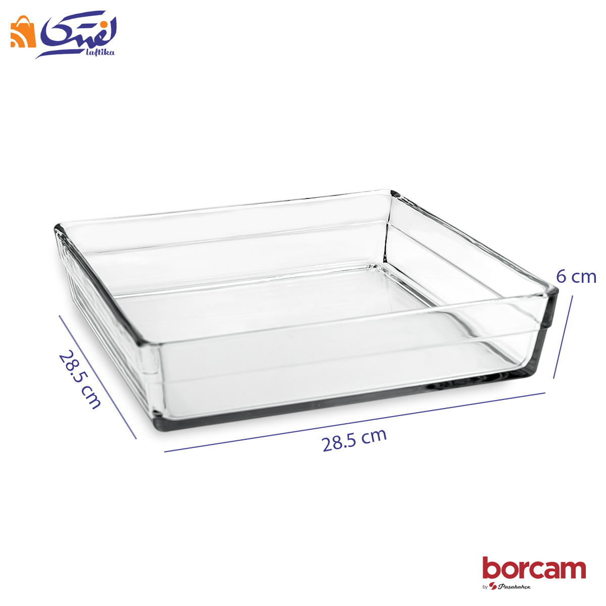 تابه پیرکس مربع بزرگ پاشاباغچه با تضمین کیفیت کالا