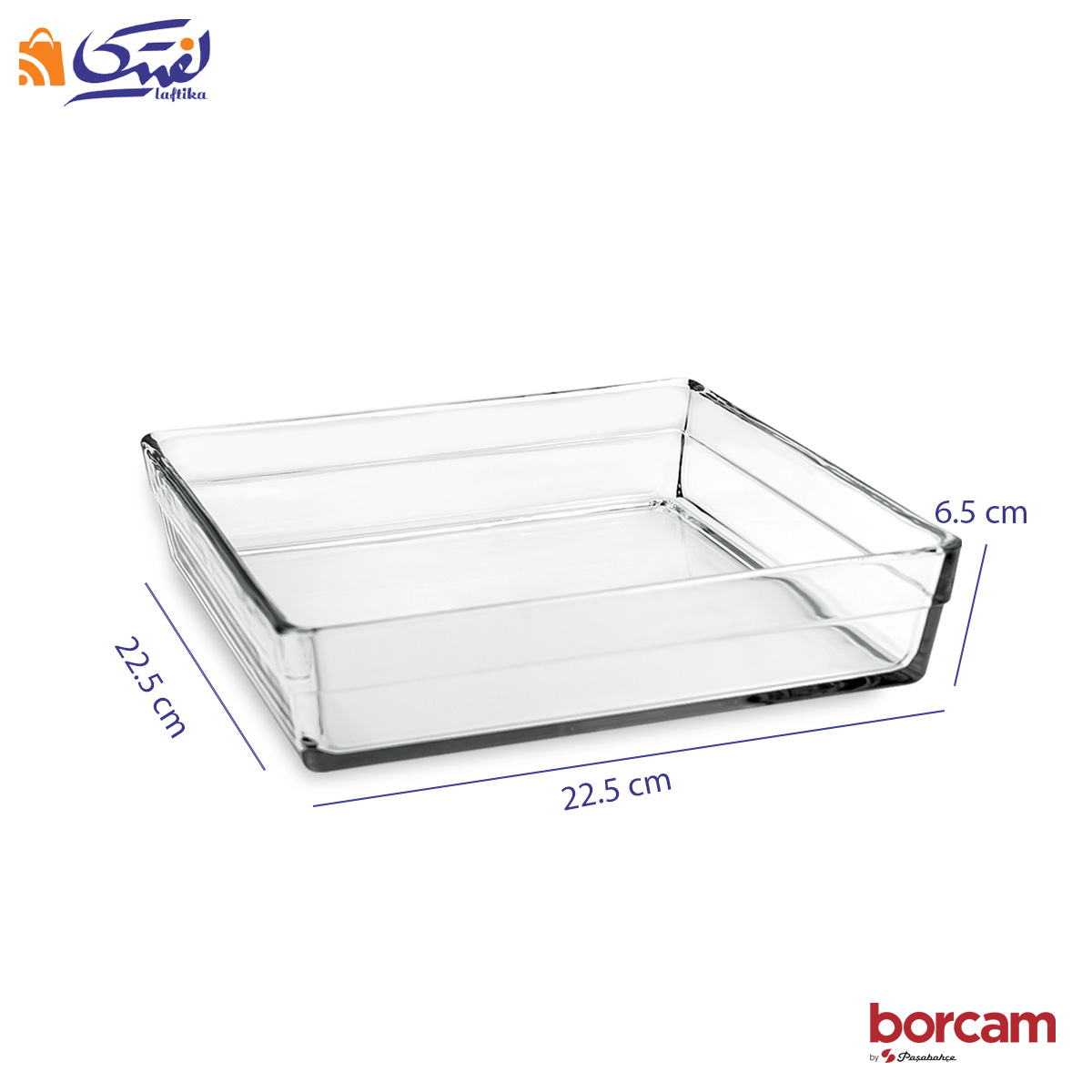 تابه پیرکس مربع کوچک پاشاباغچه با کارایی بالا