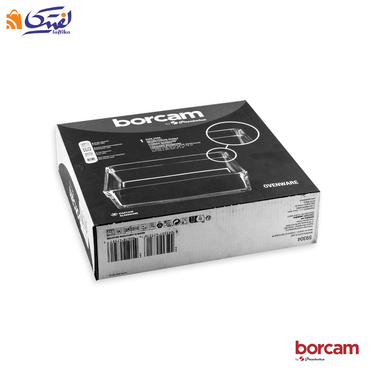 خرید اینترنتی تابه پیرکس بورجام با قیمت شرکتی