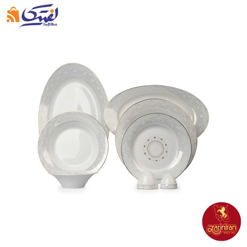 سرویس چینی زرین شهرزاد سینره 6 نفره 35 پارچه