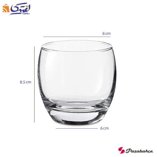 نیم لیوان بارل پاشاباغچه 6 عددی لوکس و مدرن
