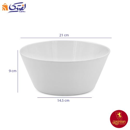 سرویس پیاله 13 پارچه سفید چینی زرین