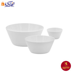 سرویس پیاله 13 پارچه سفید چینی زرین فرم اس زی