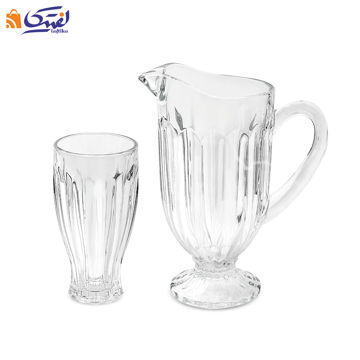 سرویس 7 پارچه پارچ و لیوان بلور جنوا چین