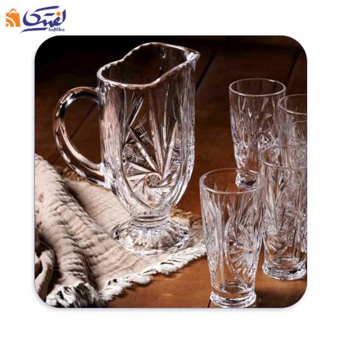 سرویس 7 پارچه پارچ و لیوان پریما