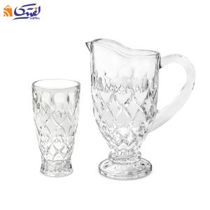 سرویس 7 پارچه پارچ و لیوان مات آنجل چین Ab213