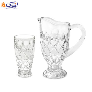 سرویس 7 پارچه پارچ و لیوان مات آنجل چین Ab213