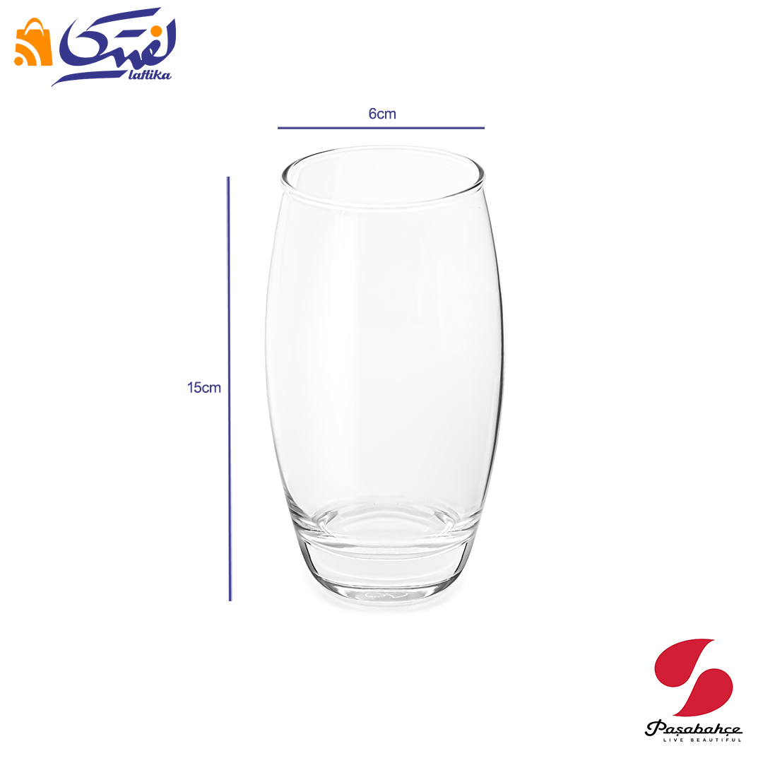 قیمت لیوان بلند بارل 6 عددی پاشاباغچه کد 41020