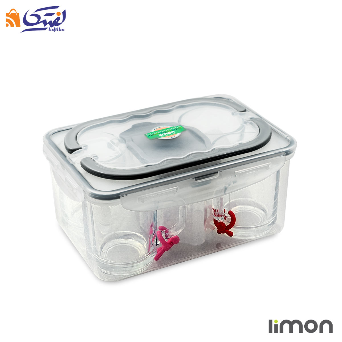 ست چای خوری 4 نفره دسته دار لیمون