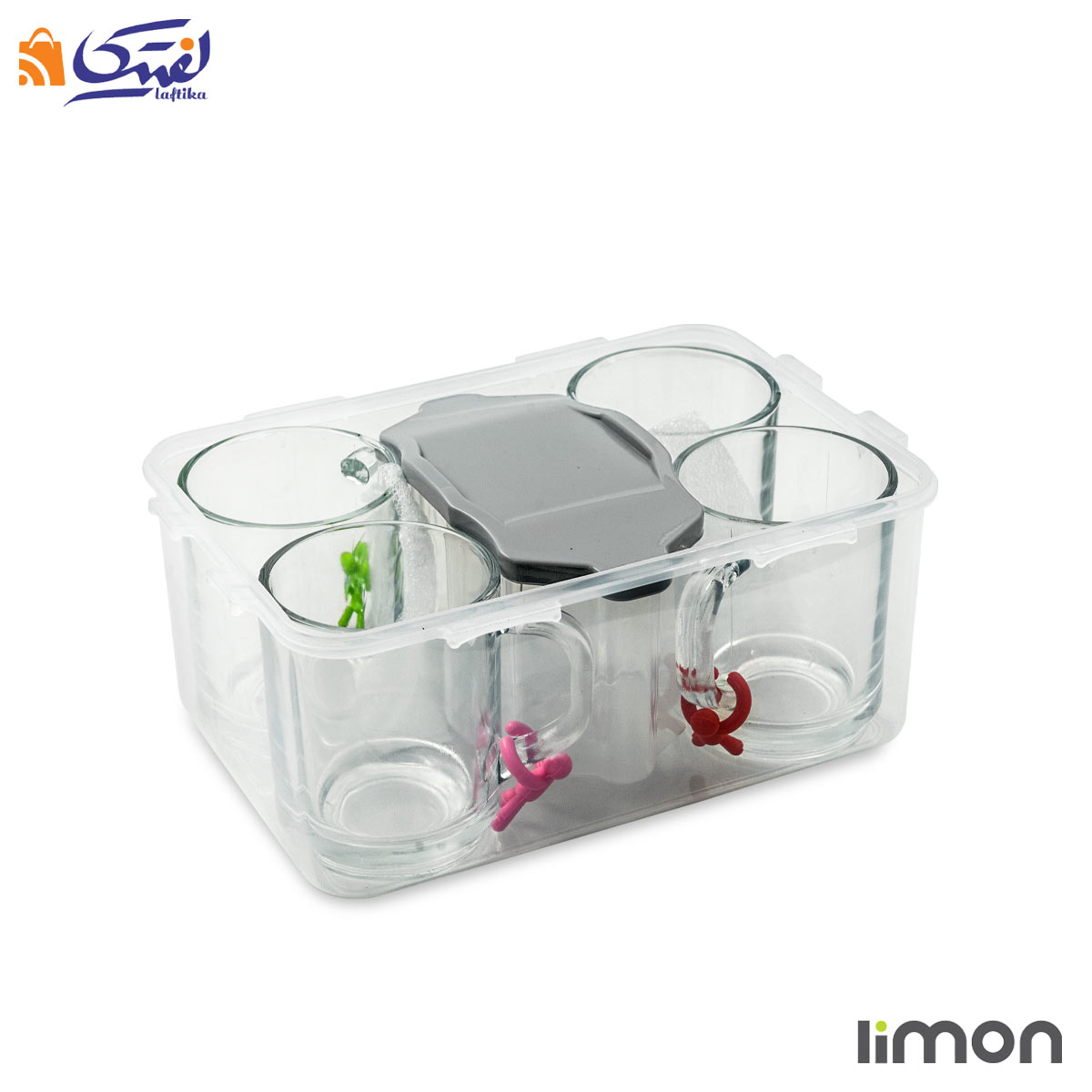 ست چای خوری 4 نفره دسته دار