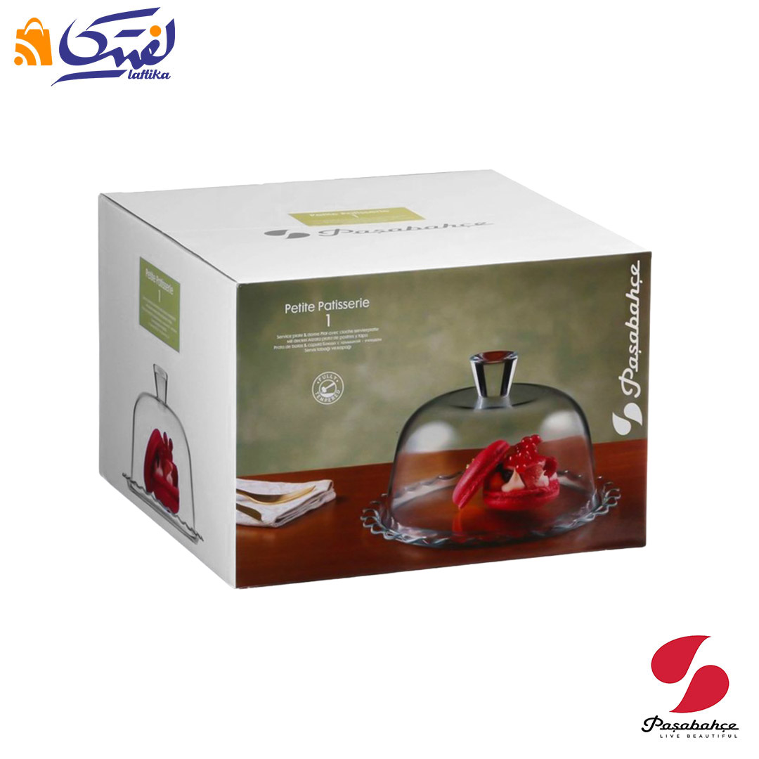 قیمت ظرف سرو کیک بدون پایه پاشاباغچه کد 96874