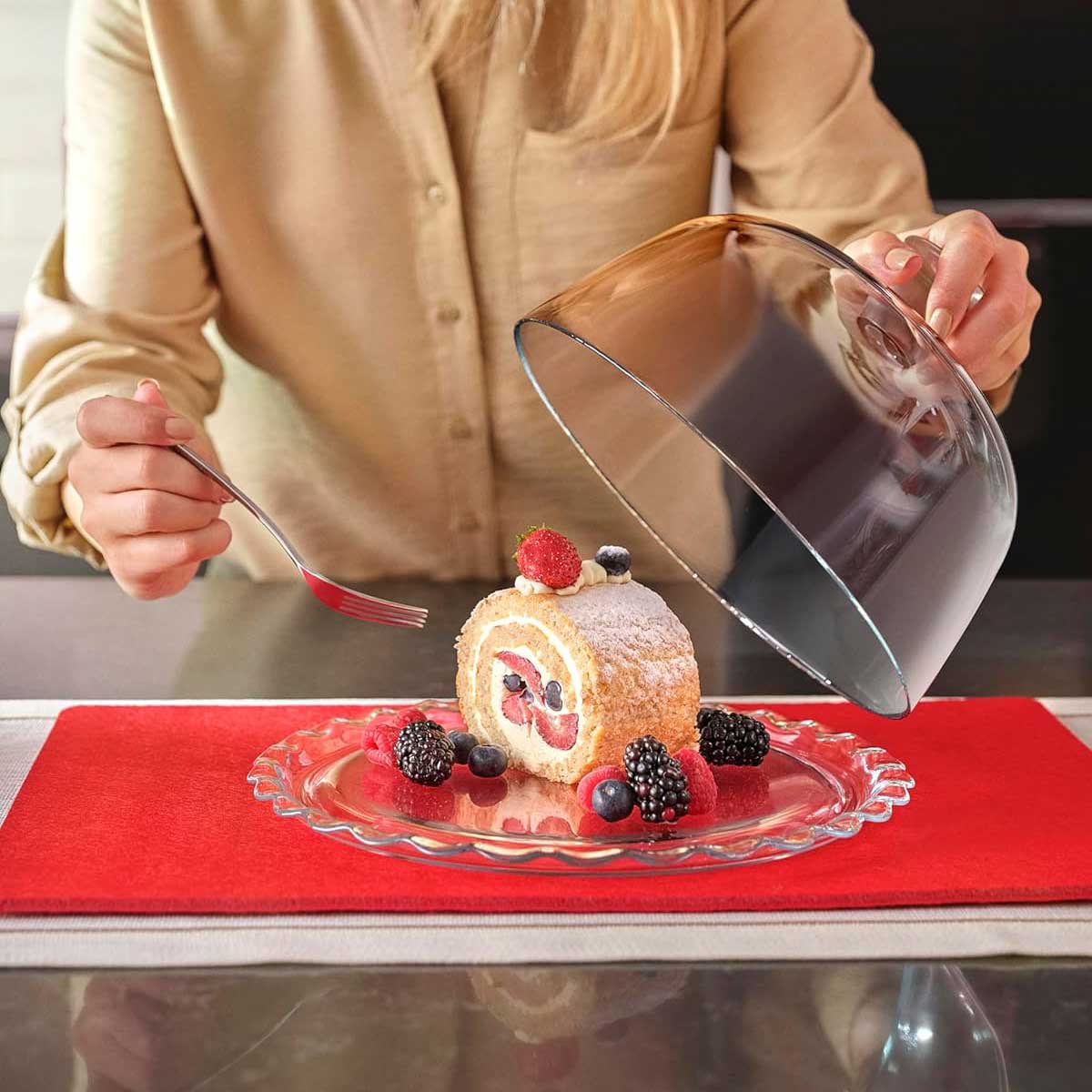 خرید ظرف سرو کیک بدون پایه پاشاباغچه کد 96874