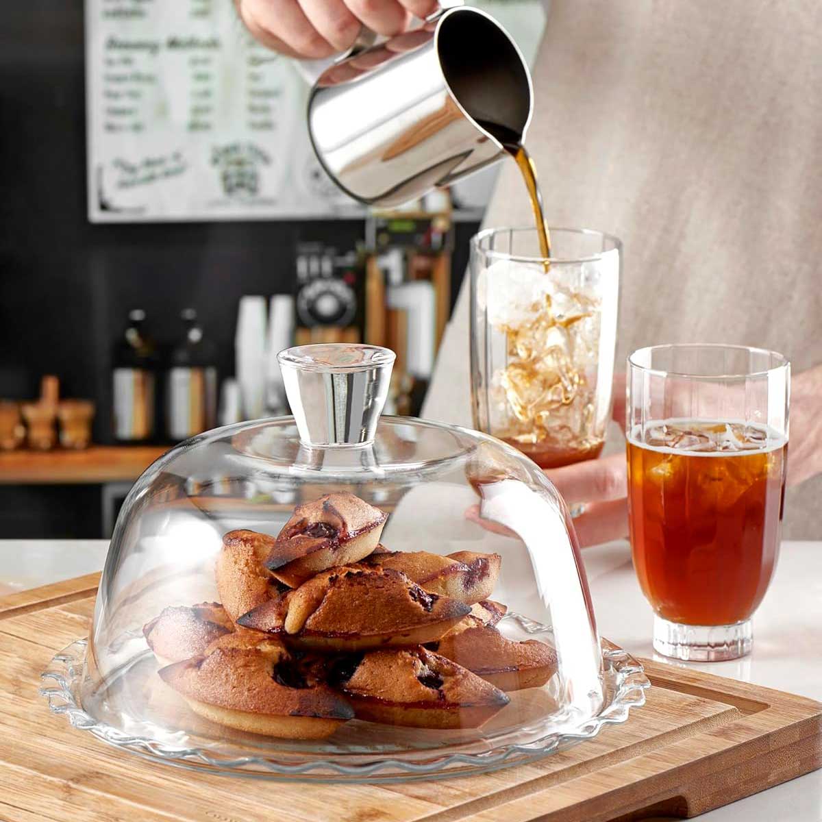 مشخصات ظرف سرو کیک بدون پایه پاشاباغچه کد 96874