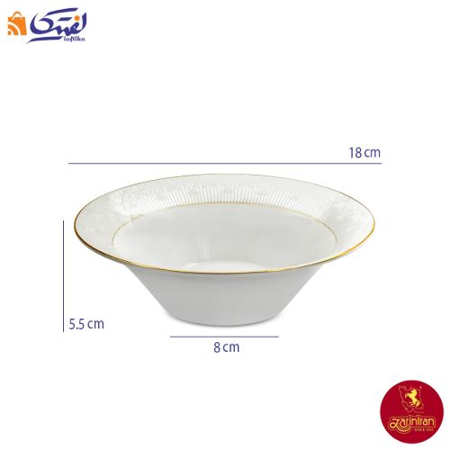 سرویس چینی زرین شهرزاد سینره 6 نفره 35 پارچه