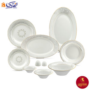 سرویس چینی زرین شهرزاد سینره 6 نفره 35 پارچه