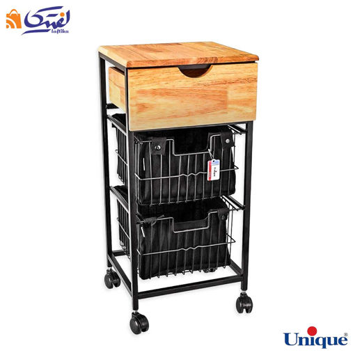 سبد سیب زمینی و پیاز یونیک 3 طبقه کشو دار UN-2904