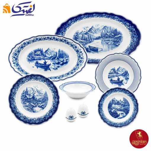 سرویس غذاخوری سن پترزبورگ چینی زرین ایتالیا اف 6 نفره 28 پارچه