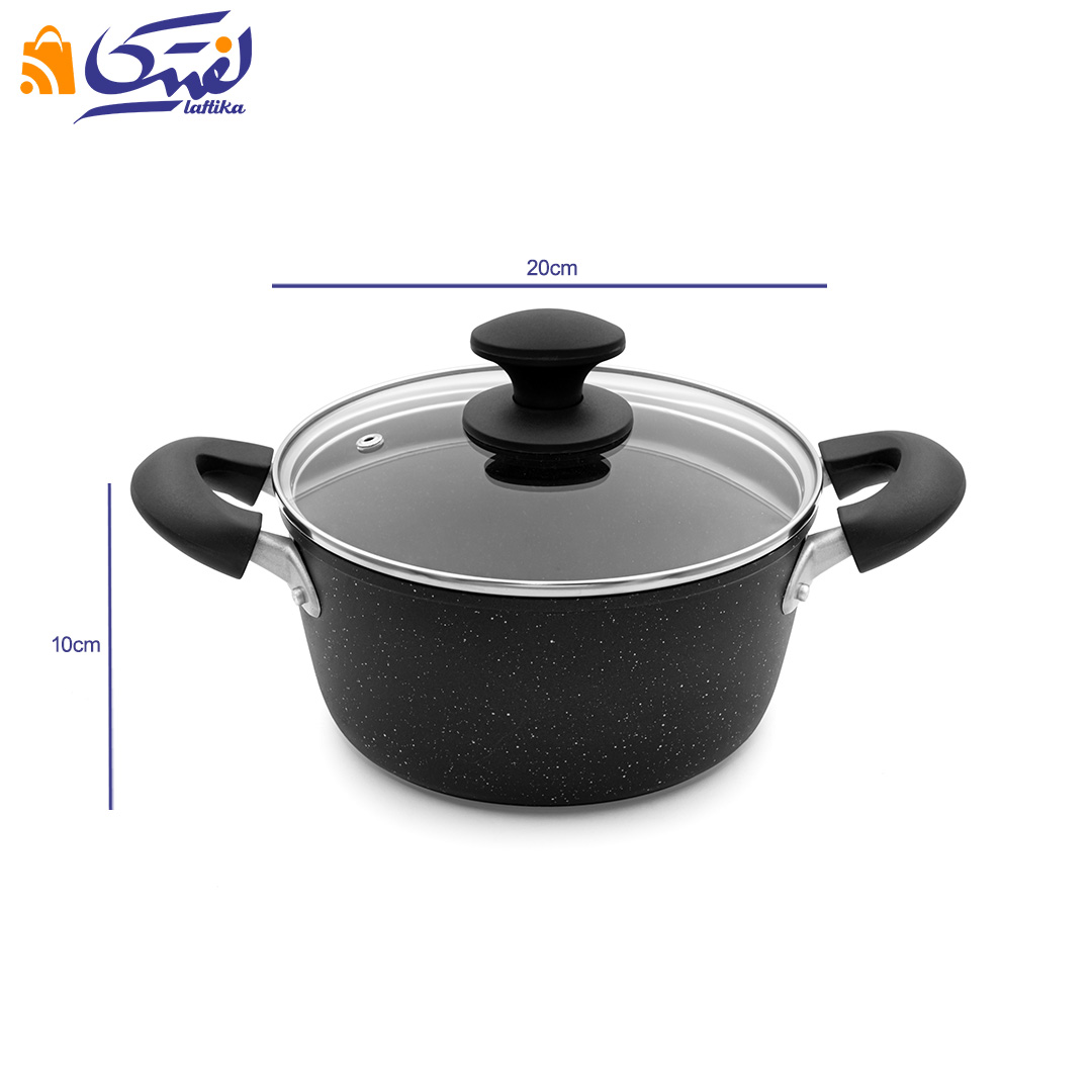 خرید اقساطی قابلمه گرانیتی ساراکوک سایز 20 مدل YWDT-2004 وارداتی