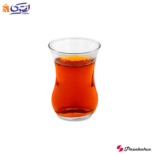 استکان کمر باریک کاهی 6 عددی پاشاباغچه کد 42021