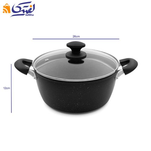 خرید اقساطی قابلمه گرانیتی ساراکوک سایز 26 مدل YWDT-2604 وارداتی