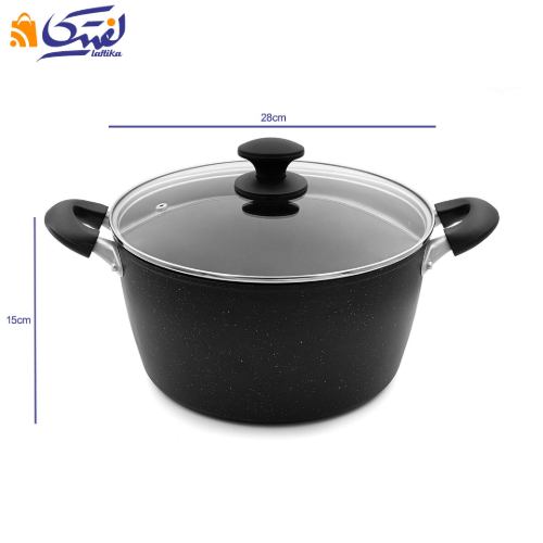 خرید اقساطی قابلمه گرانیتی ساراکوک سایز 28 مدل YWDT-2804 وارداتی