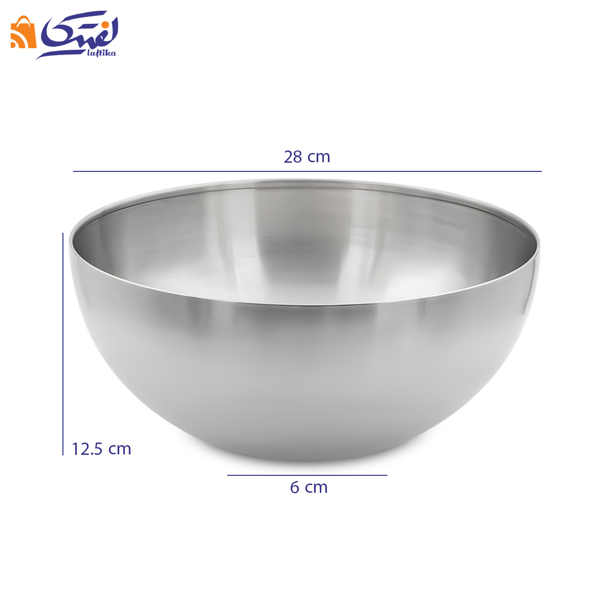 کاسه استیل توپی سایز 28 بدون پایه