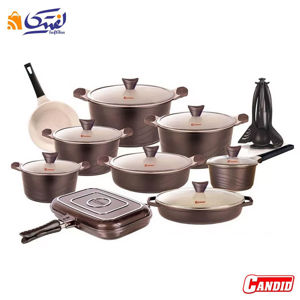 سرویس قابلمه کاندید مدل اوشن 30 پارچه گرانیت