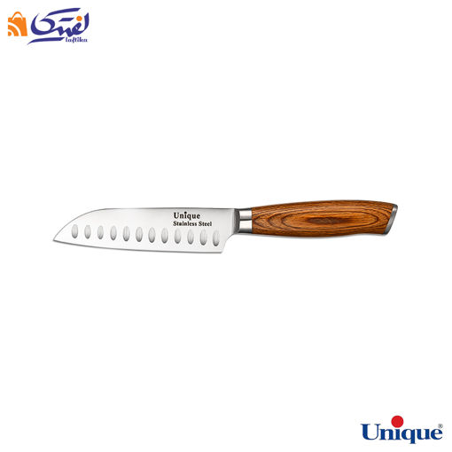 چاقو آشپزخانه یونیک 5 اینچ دسته چوبی UN-5550