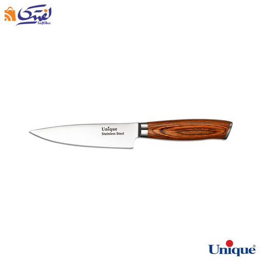 چاقو آشپزخانه یونیک 5 اینچ دسته چوبی UN-5540
