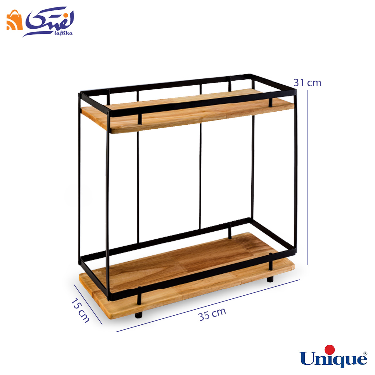 استند ادویه یونیک مستطیل دو طبقه