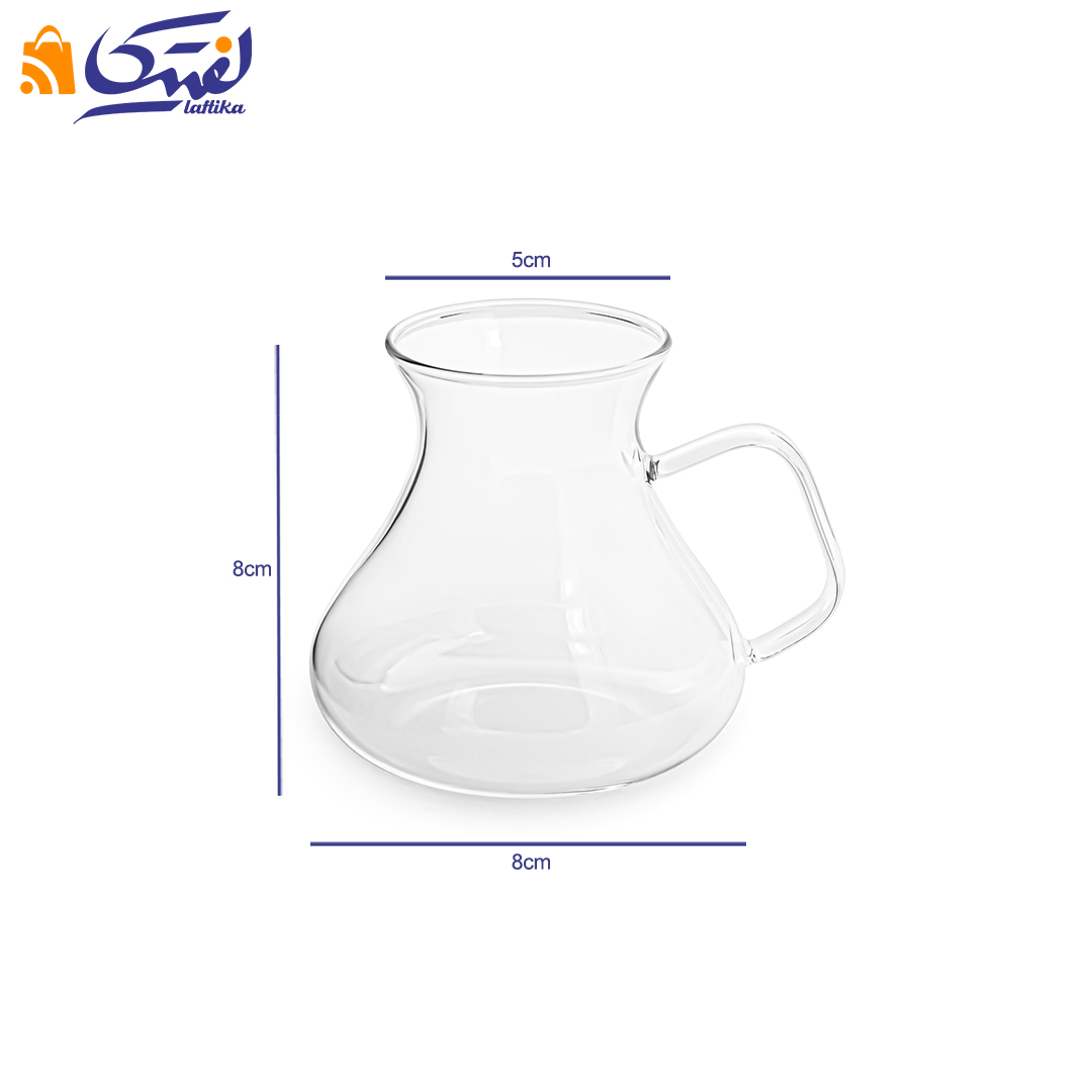 قیمت استکان ته پهن پیرکس 6 عددی کد 1111