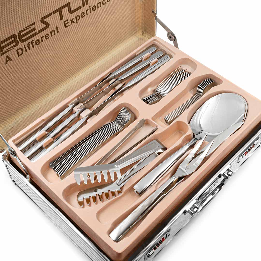 قاشق و چنگال 143 پارچه بست لایف