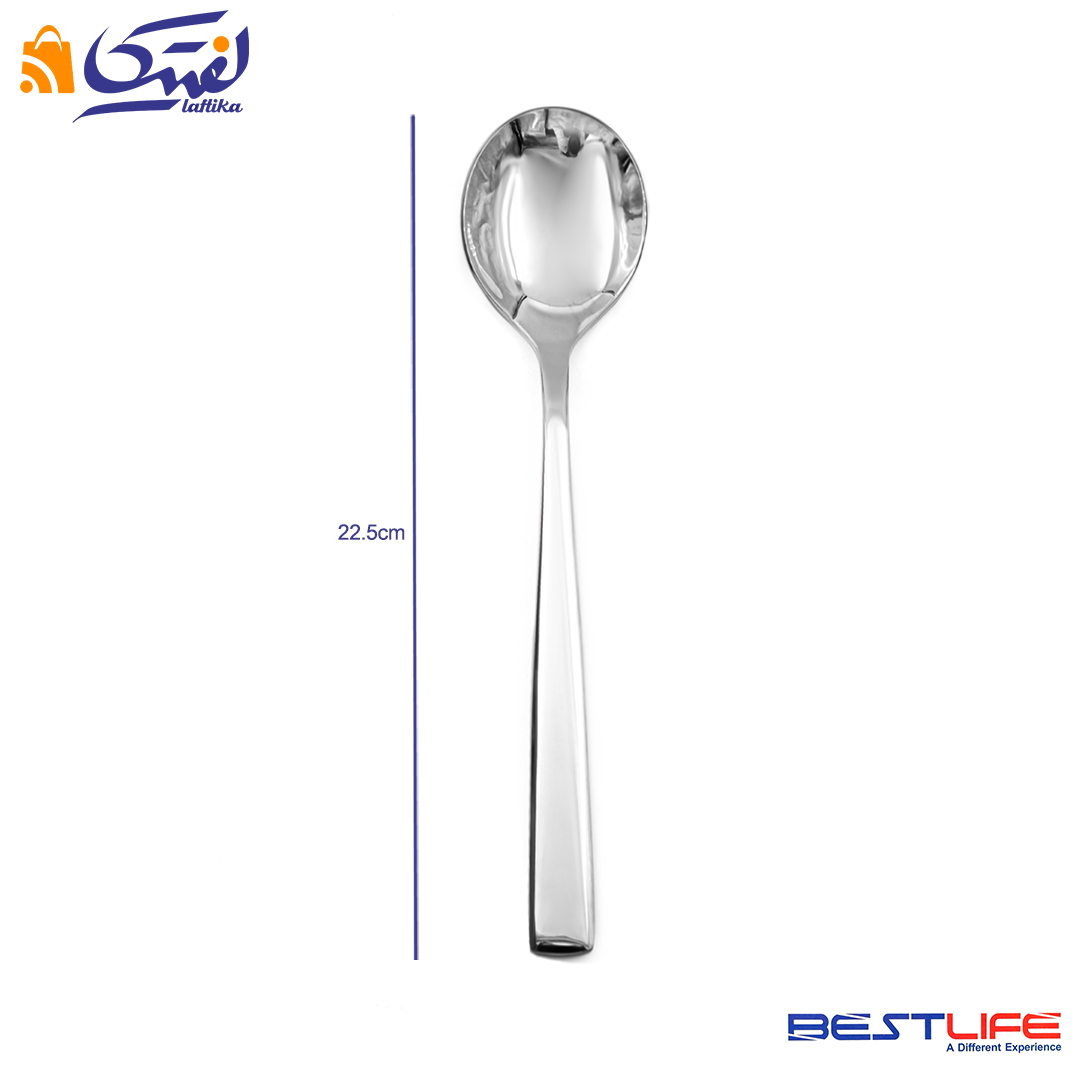 قیمت قاشق سوپ خوری 6 عددی بست لایف مدل 187/2M
