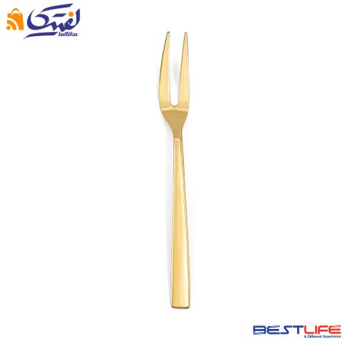 چنگال سرو بزرگ بست لایف مدل 2FULL GOLDL-M-187