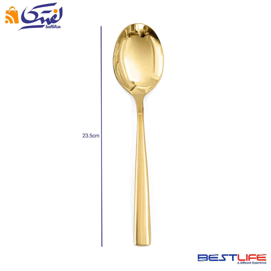 قیمت قاشق سرو خورشت بست لایف مدل 2FULL GOLDL-M-187