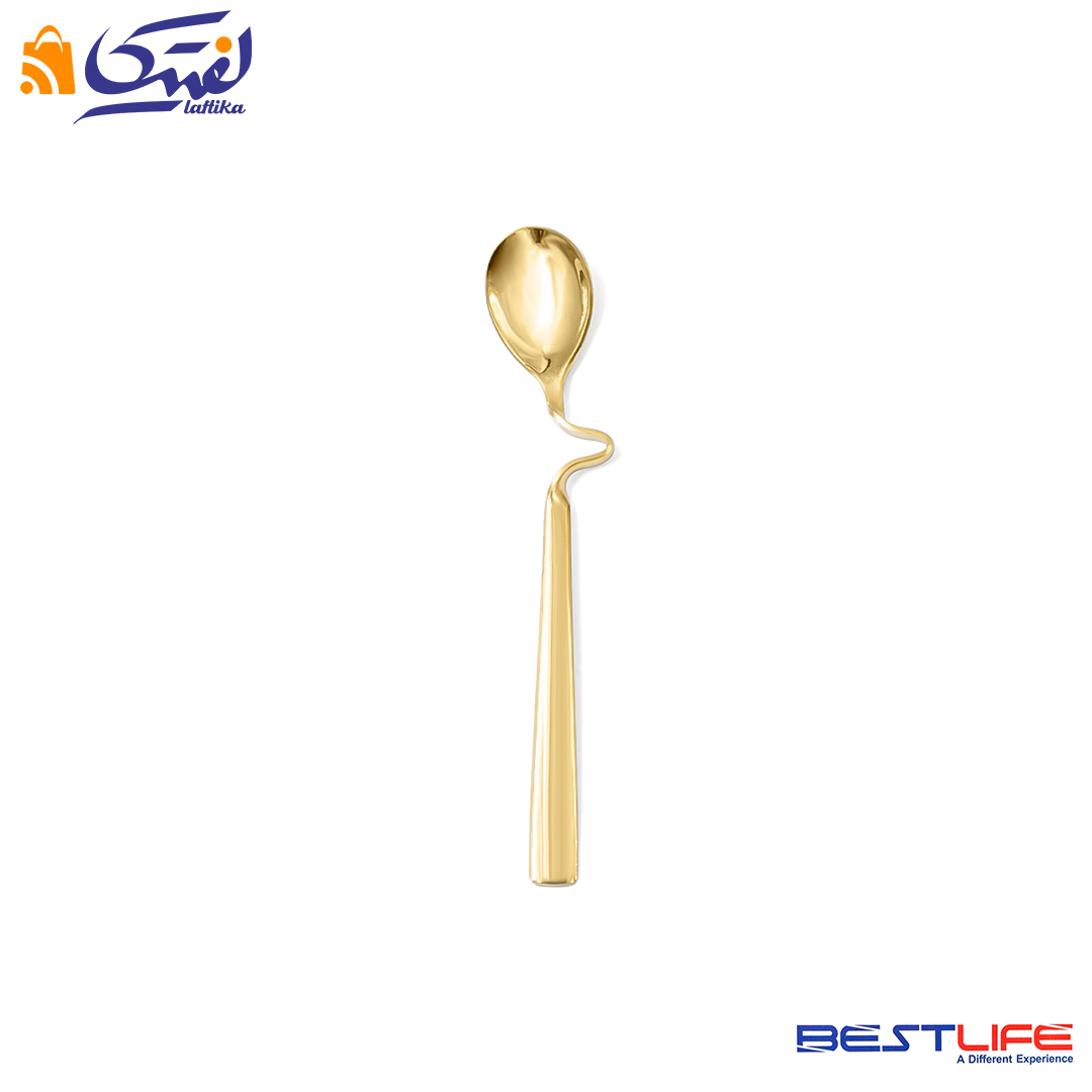 قاشق عسل خوری بست لایف مدل 2FULL GOLDL-M-187