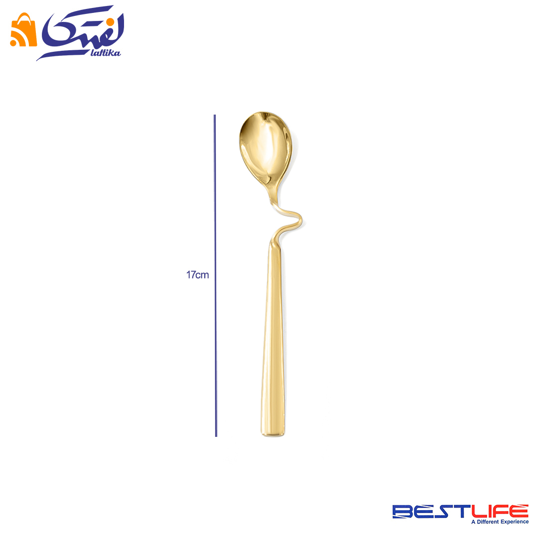 قیمت قاشق عسل خوری بست لایف مدل 2FULL GOLDL-M-187