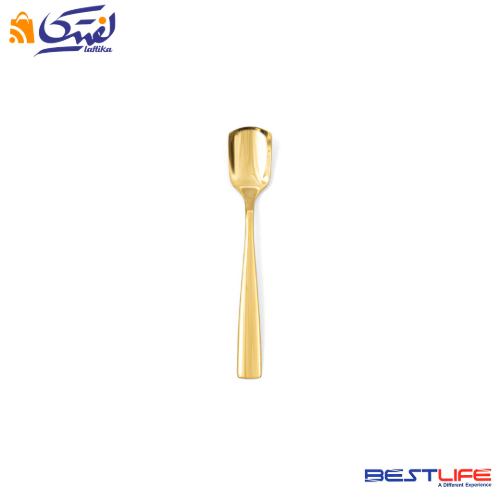 قاشق بستنی خوری 6 عددی بست لایف مدل 2FULL GOLDL-M-187