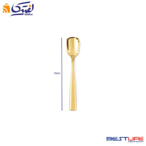 قیمت قاشق بستنی خوری 6 عددی بست لایف مدل 2FULL GOLDL-M-187