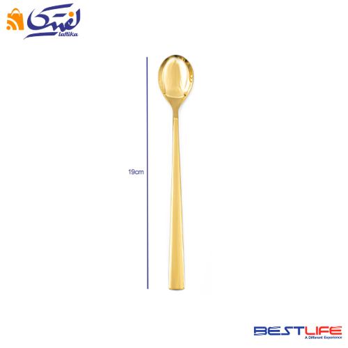 قیمت قاشق شربت خوری 6 عددی بست لایف مدل 2FULL GOLDL-M-187