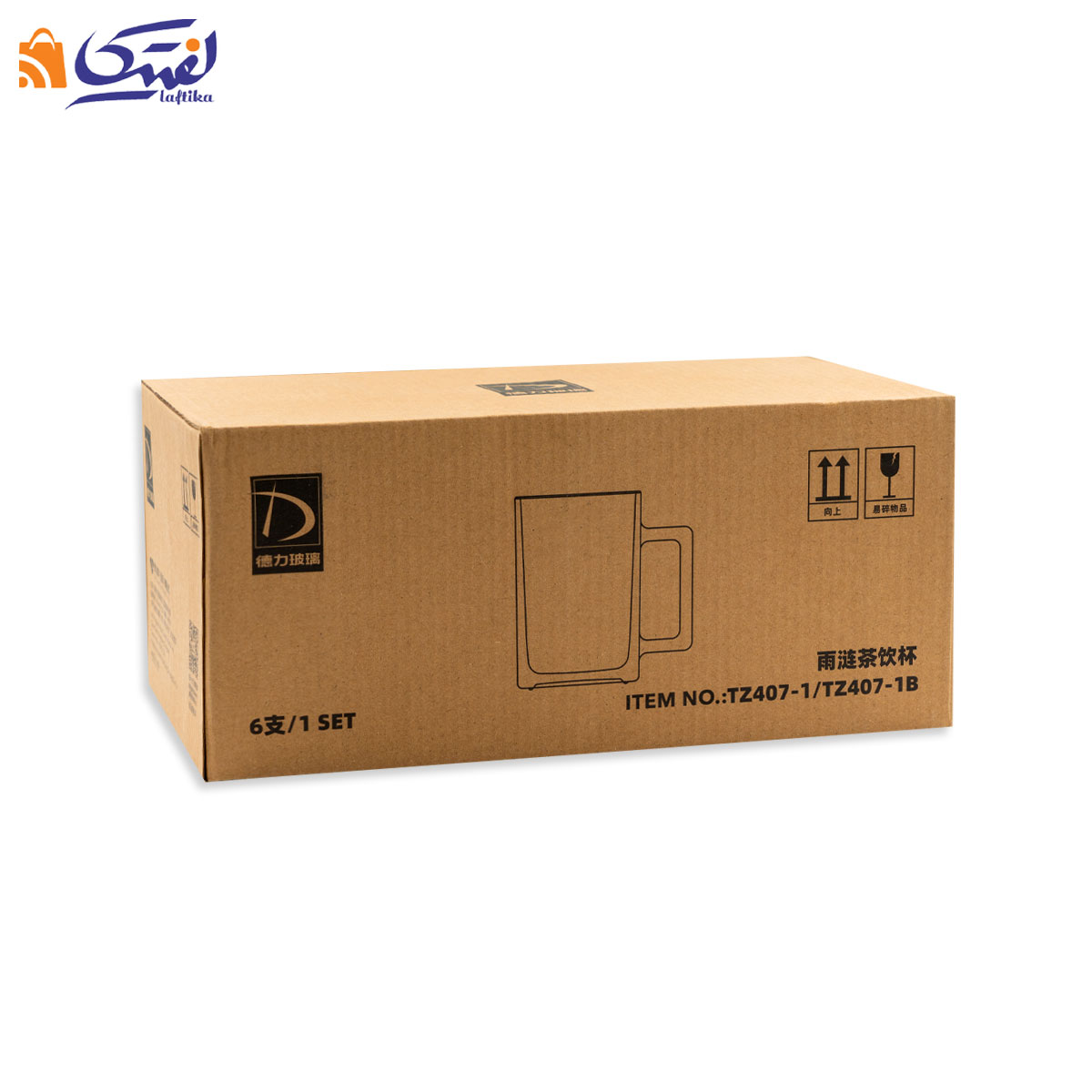 لیوان 6 عددی بلور دلی