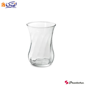 استکان کمر باریک کاهی 6 عددی پاشاباغچه کد 42021