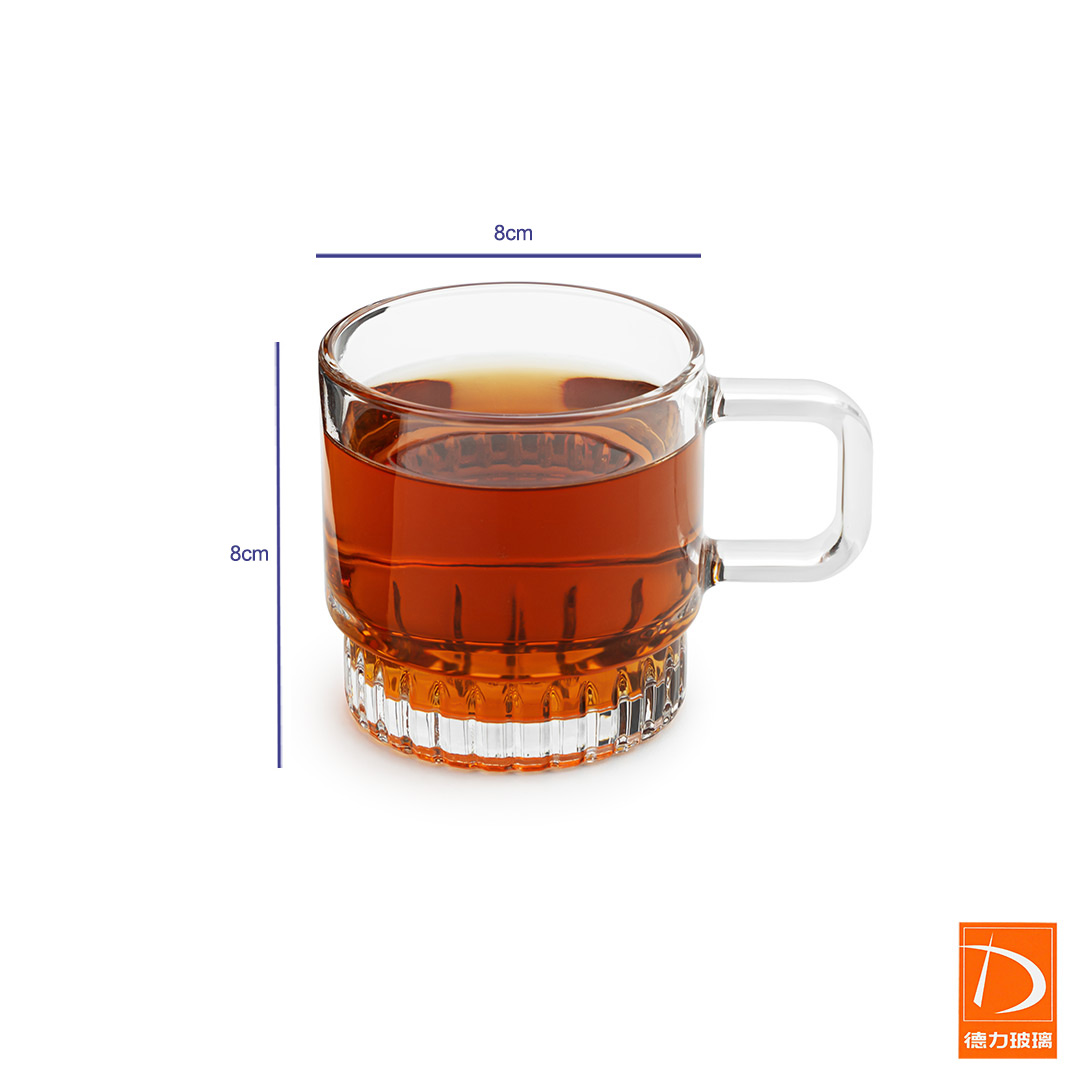 قیمت فنجان دسته دار دلی گلس 6 عددی کد TCF057